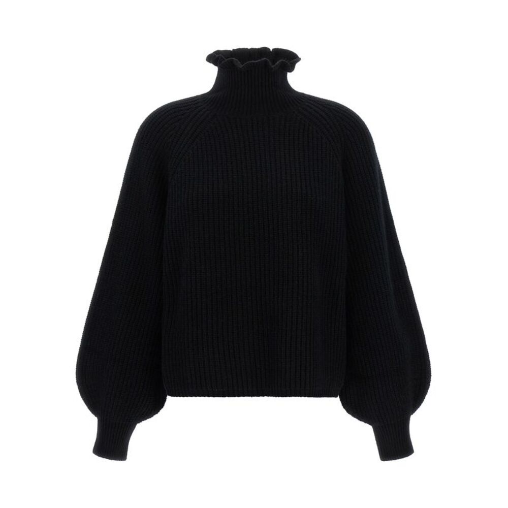 Max Mara Black Wool Women's Cardigan